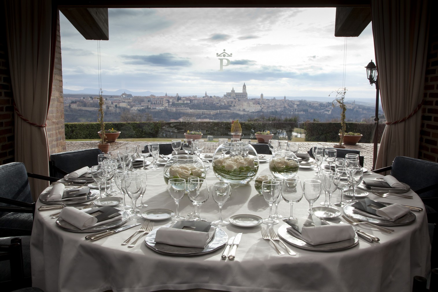 parador de segovia 75 montaje boda