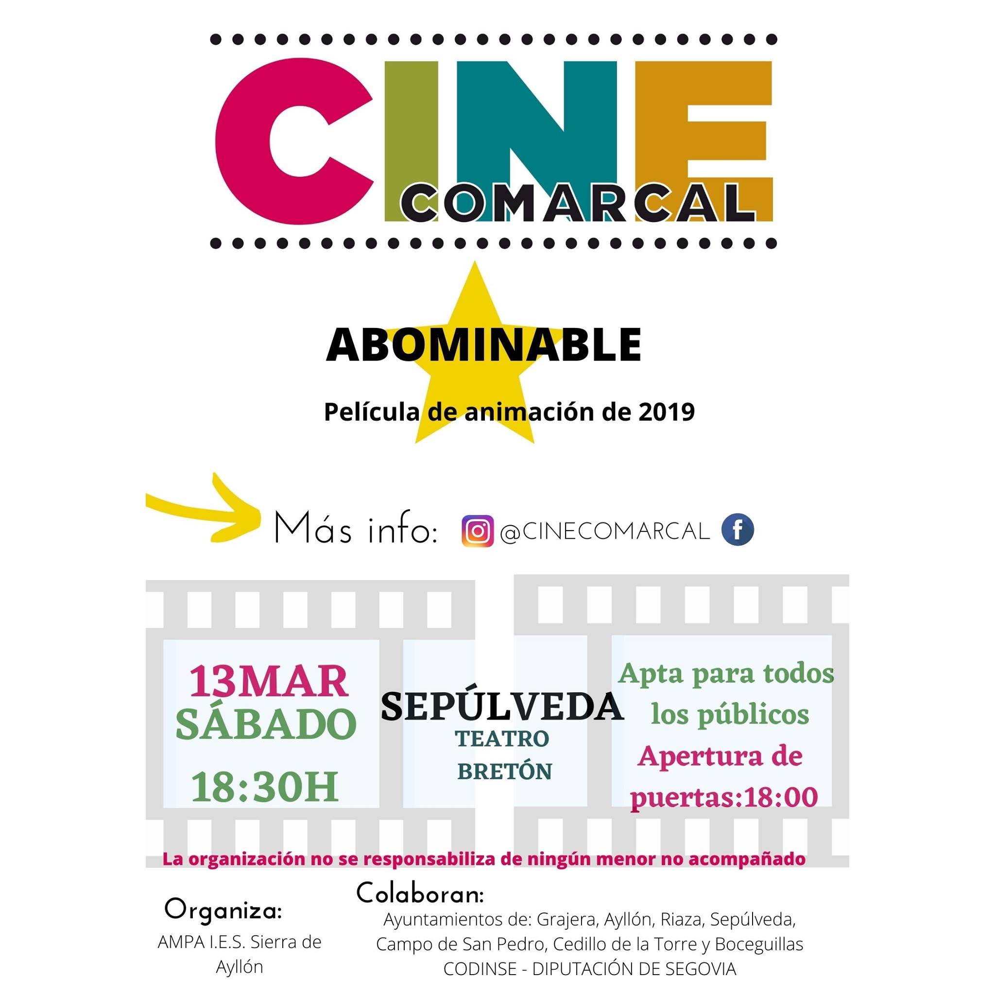 Cine Sepúlveda 13 mar