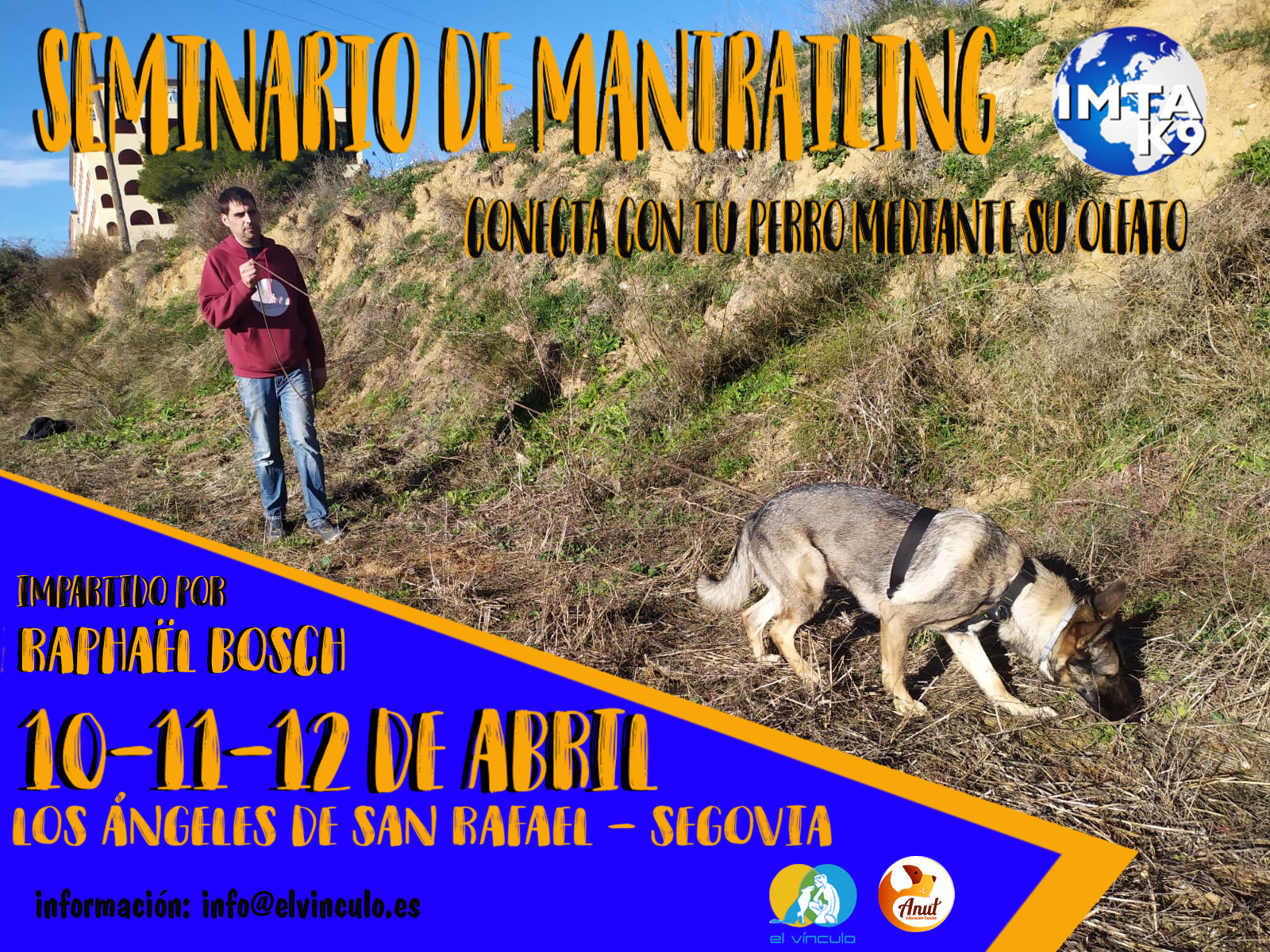 Cartel Seminario Mantrailing