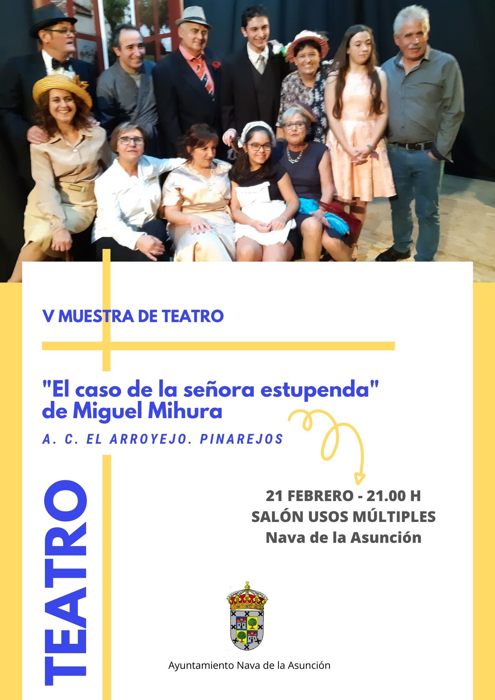 Última actuación teatral