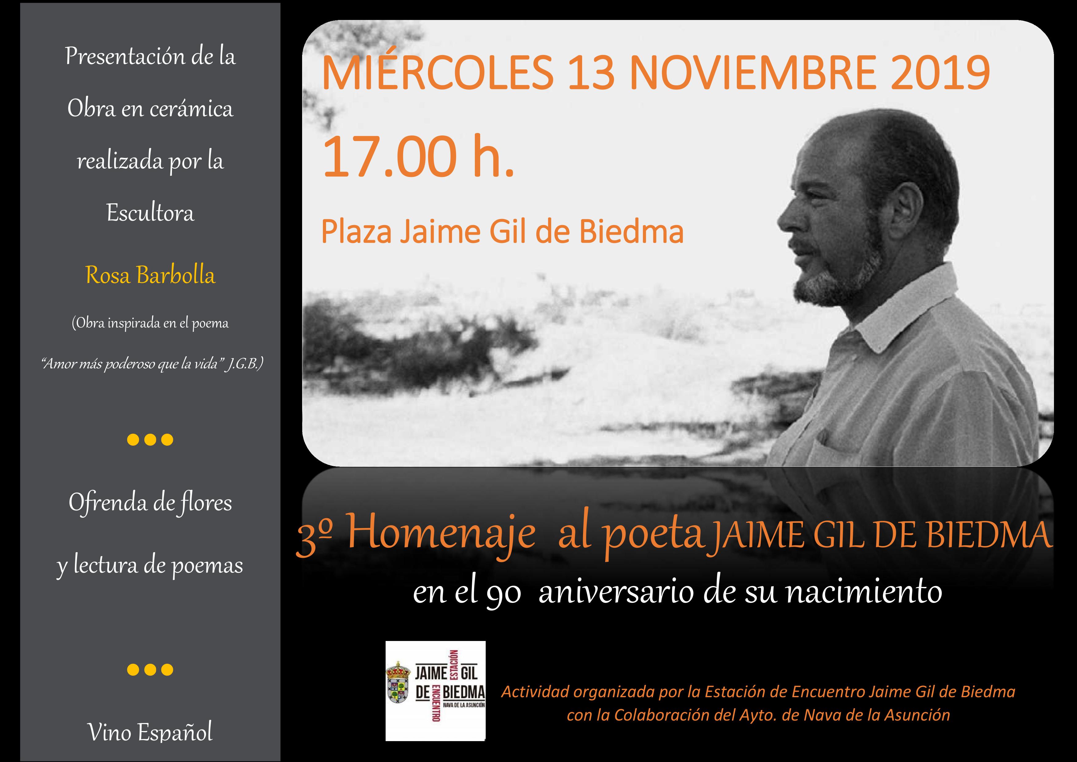 HOMENAJE A JAIME GIL DE BIEDMA