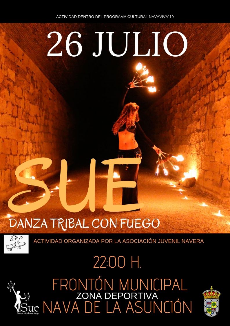 DANZA TRIBAL CON FUEGO