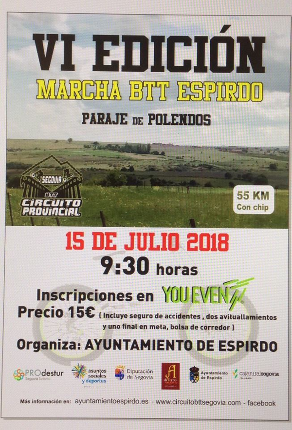 marcha btt espirdo