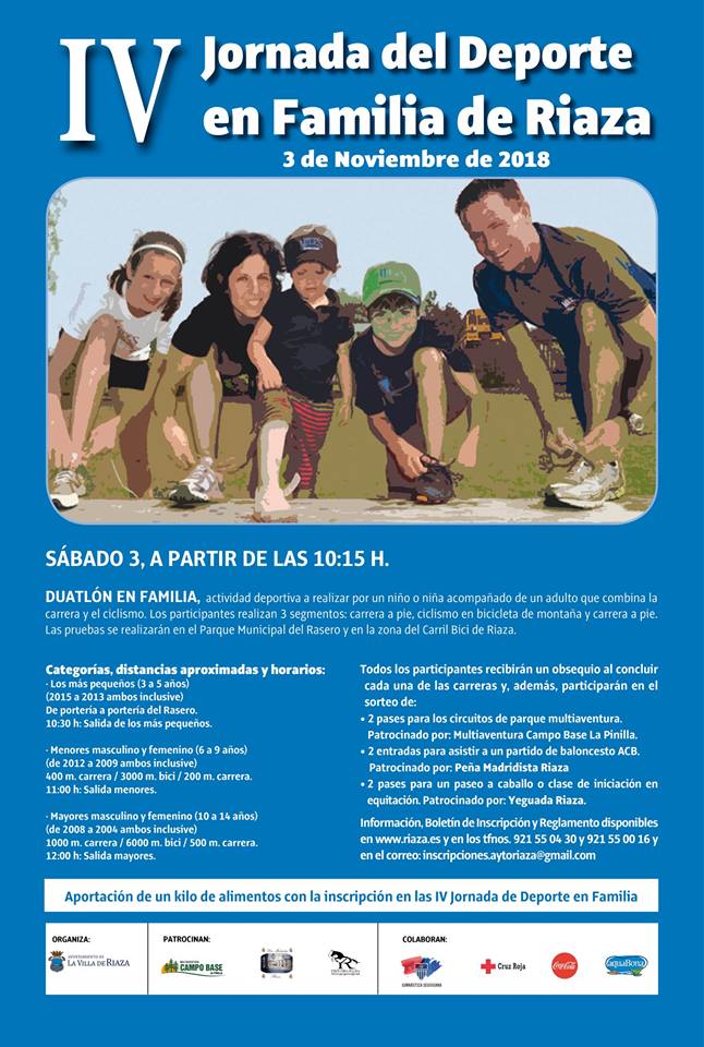 deporte familia riaza