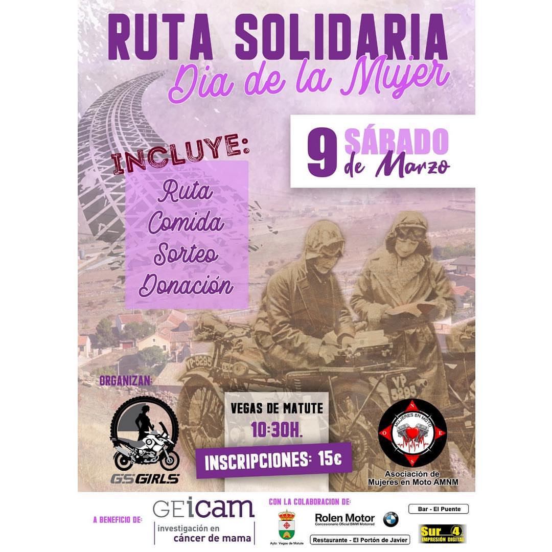 ruta solidaria mujeres en moto