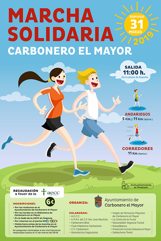 marcha solidaria carbonero